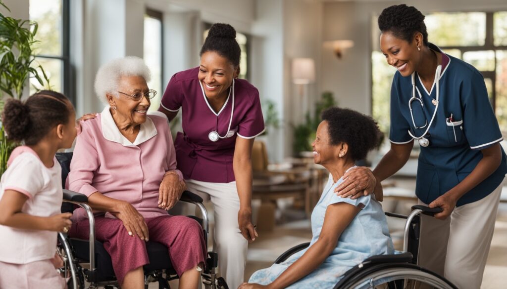 visiting nursing home residents